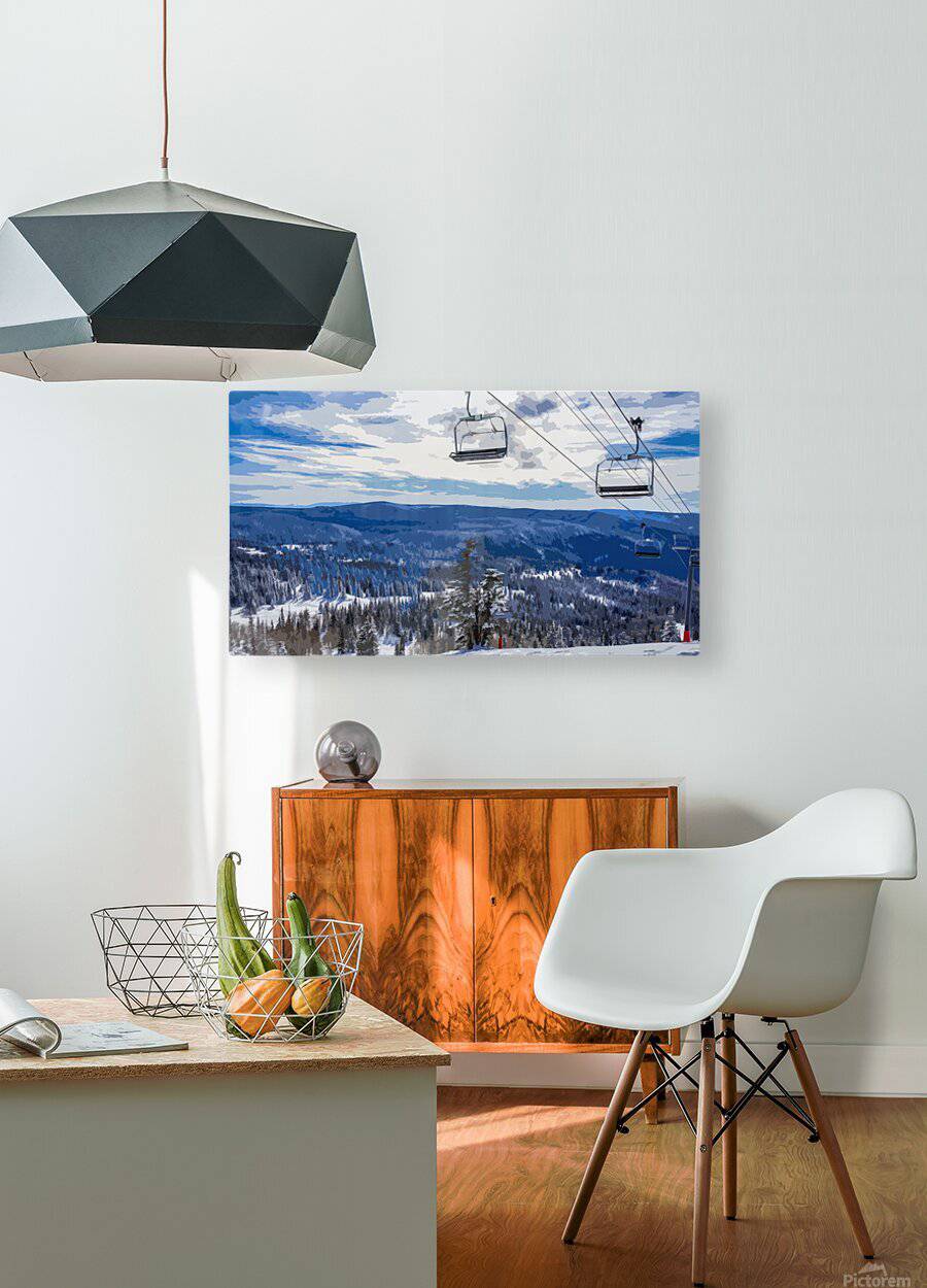 Winter chairlift - Powderaddicts