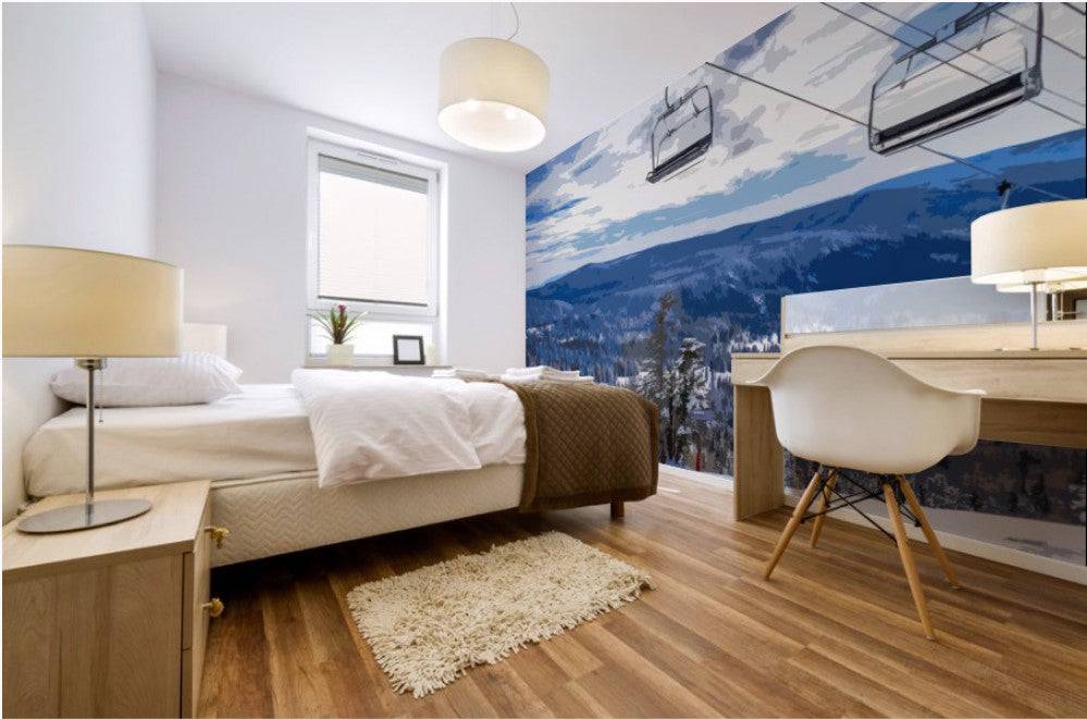 Winter chairlift - Powderaddicts