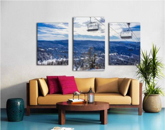 Winter chairlift - Powderaddicts