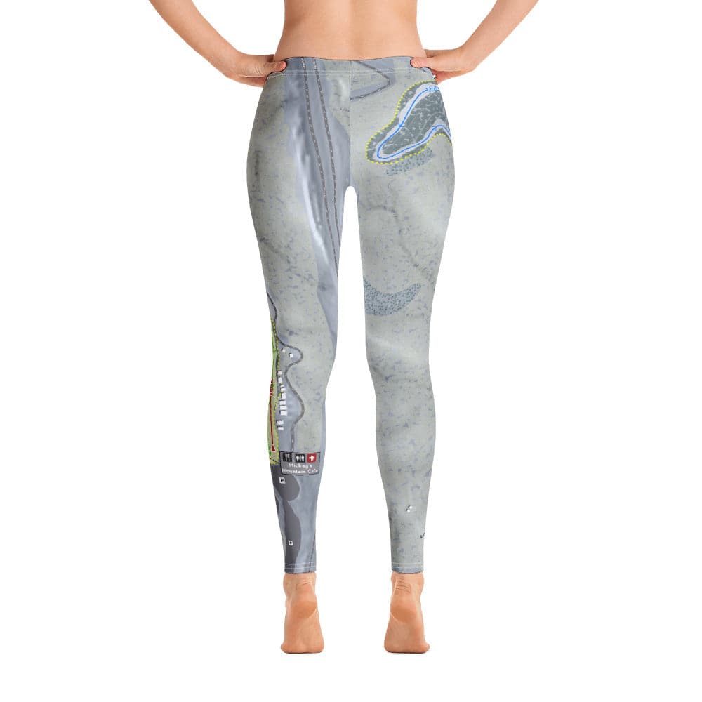 Winterplace, West Virginia Ski Trail Map Women's Base Layer Bottom