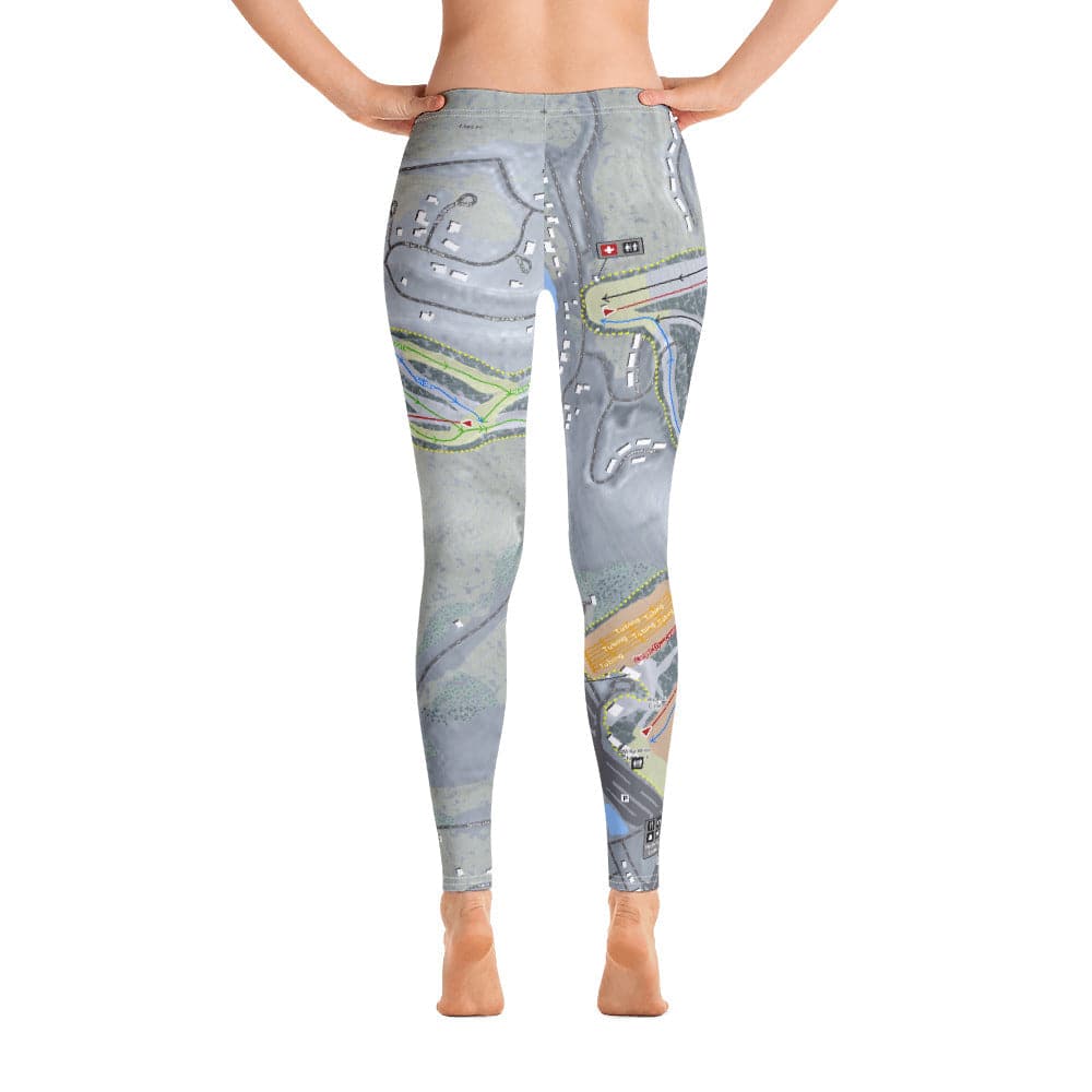 Wisp, Maryland Ski Trail Map Women's Base Layer Bottom - Powderaddicts