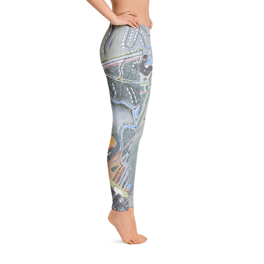Wisp, Maryland Ski Trail Map Women's Base Layer Bottom - Powderaddicts