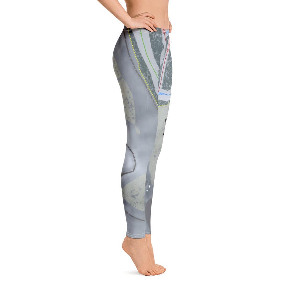 Wolf Ridge, North Carolina Ski Trail Map Women's Base Layer Bottom - Powderaddicts