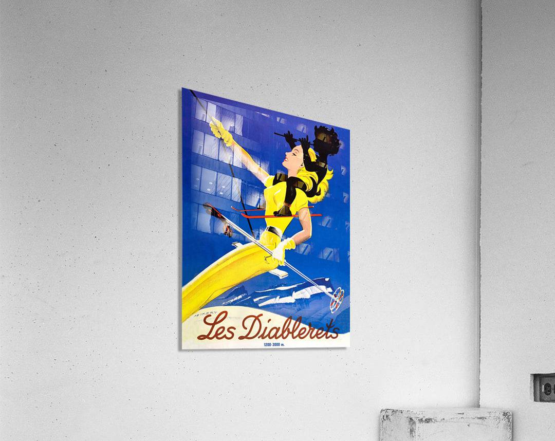 Woman Skiing on Les Diablerets - Powderaddicts