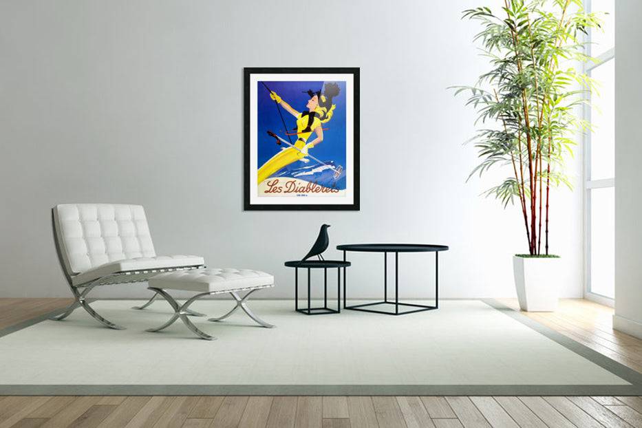 Woman Skiing on Les Diablerets - Powderaddicts