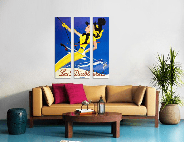 Woman Skiing on Les Diablerets - Powderaddicts