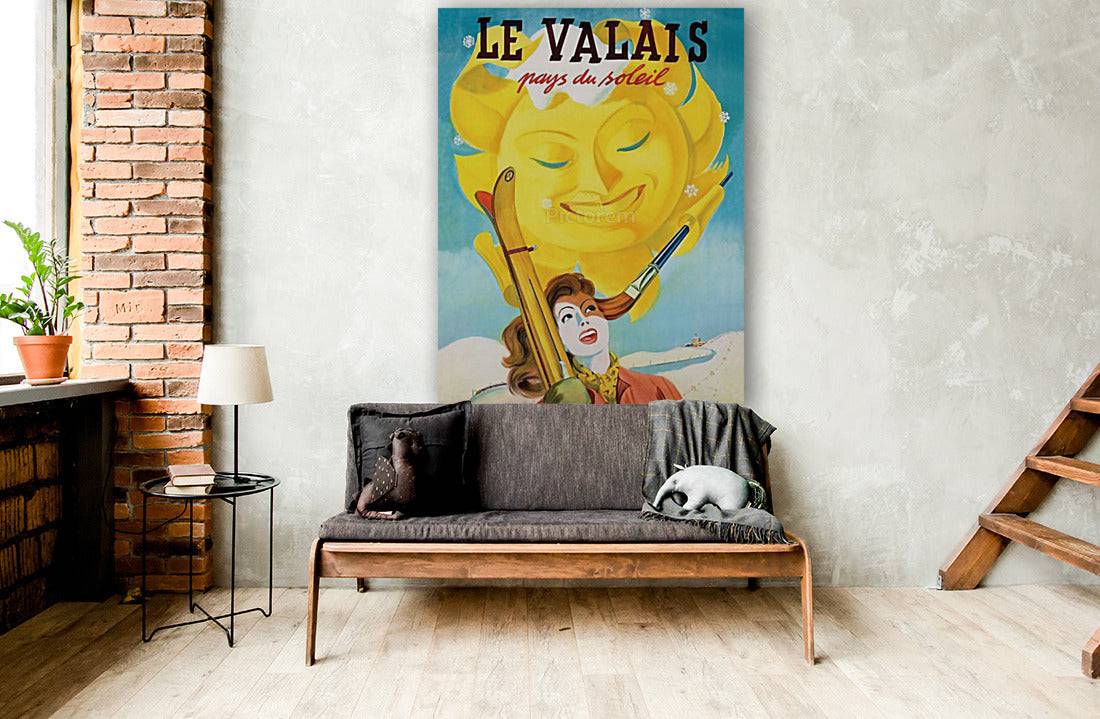 Woman under Valais Sun - Powderaddicts