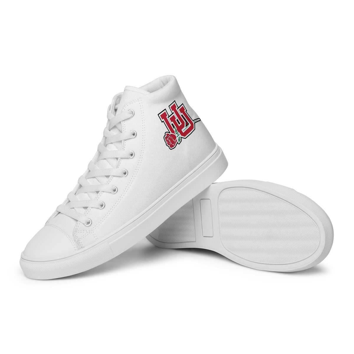Utah Rose Bowl Women’s high top canvas shoes