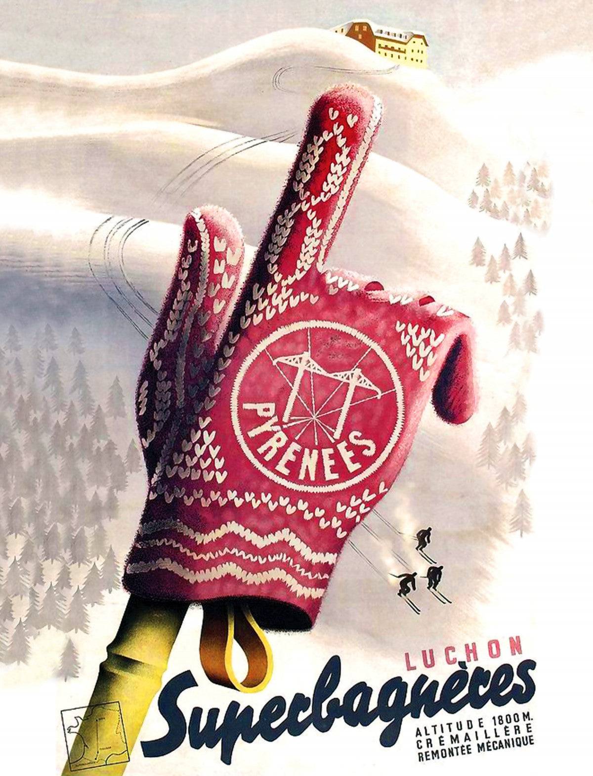 Woolen Glove on Pyrenees - Powderaddicts