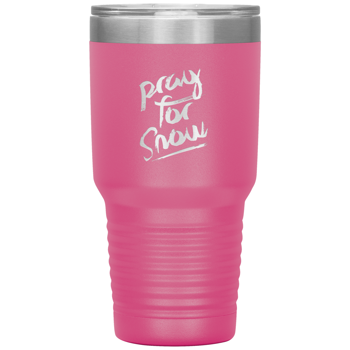 Pray For Snow Back 30oz Tumbler - Powderaddicts