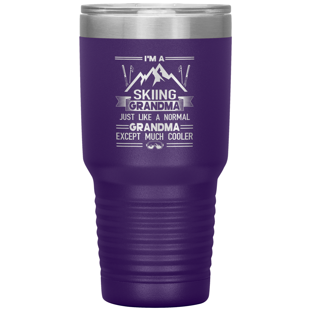 I'm A Skiing Grandma 30oz Tumbler - Powderaddicts