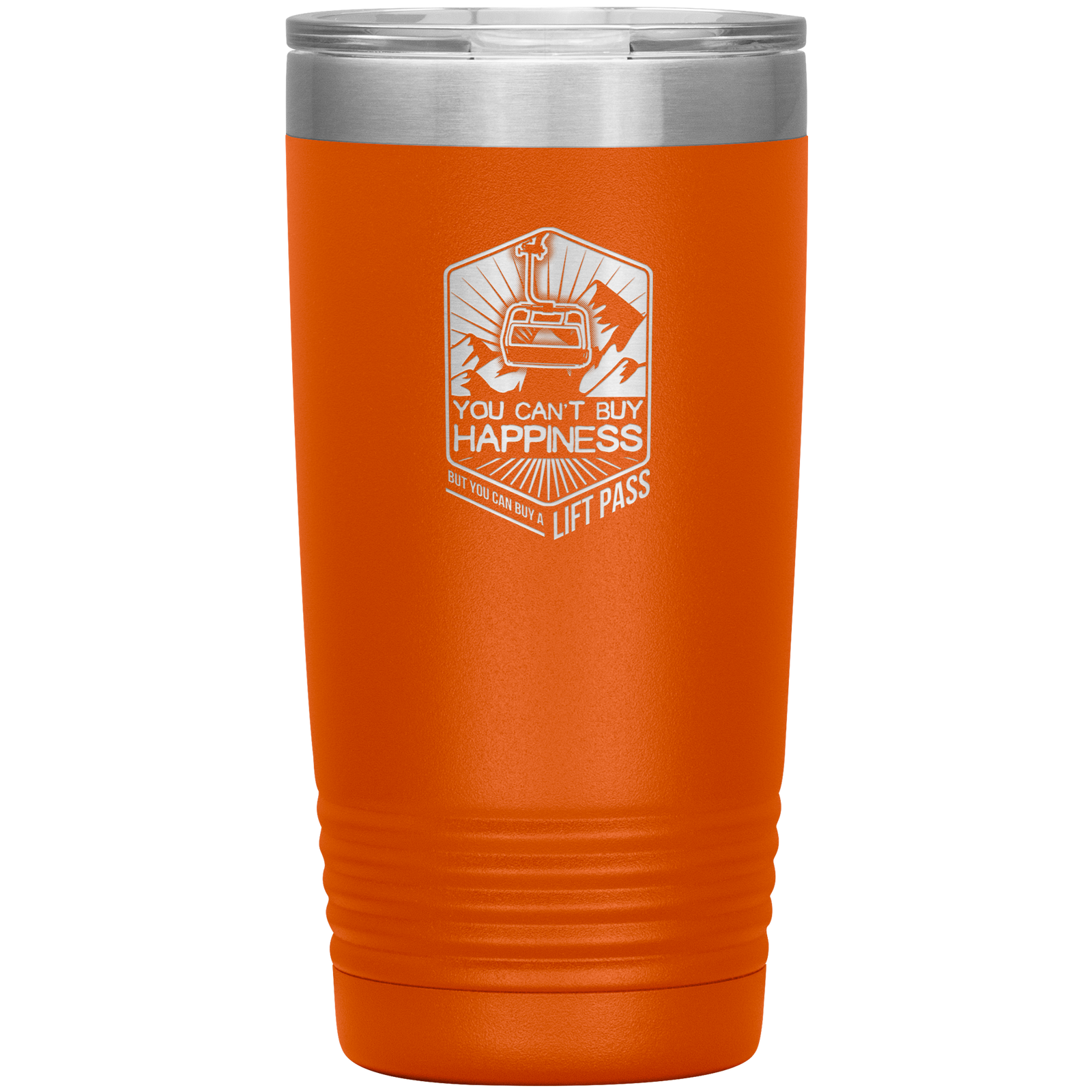 You Can't Buy Happiness But You Can Buy A Lift Pass 20oz Tumbler - Powderaddicts