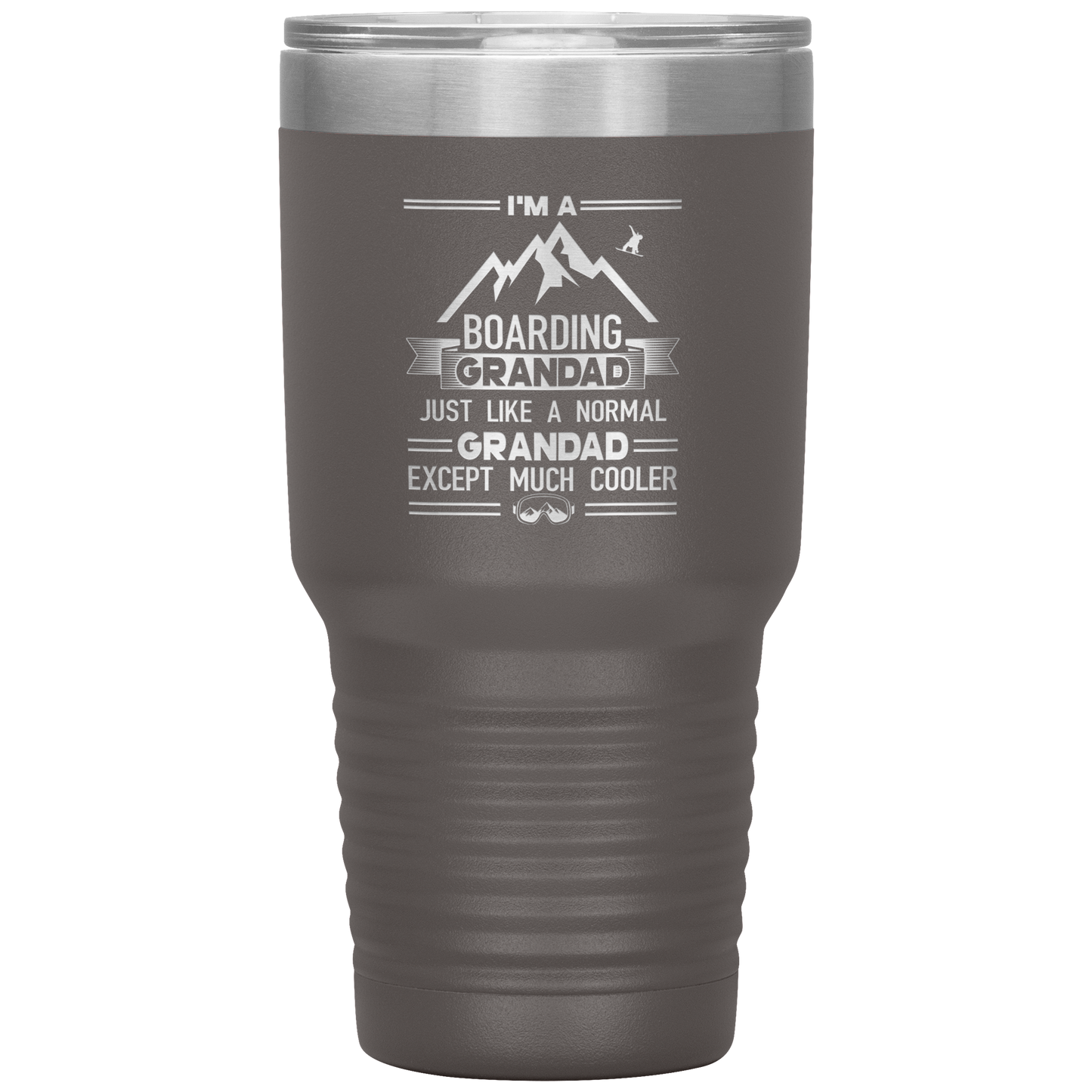 I'm A Boarding Grandad 30oz Tumbler - Powderaddicts