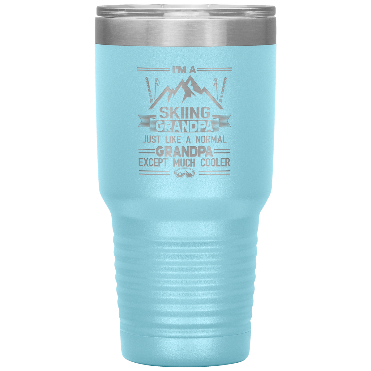 I'm A Skiing Grandpa 30oz Tumbler - Powderaddicts