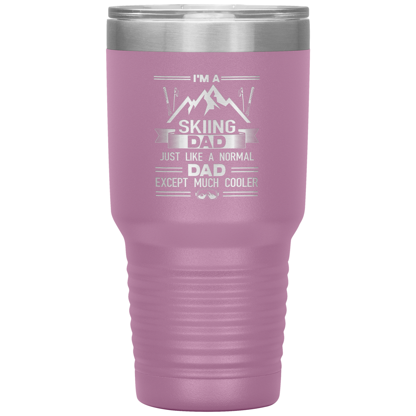 I'm A Skiing Dad 30oz Tumbler - Powderaddicts