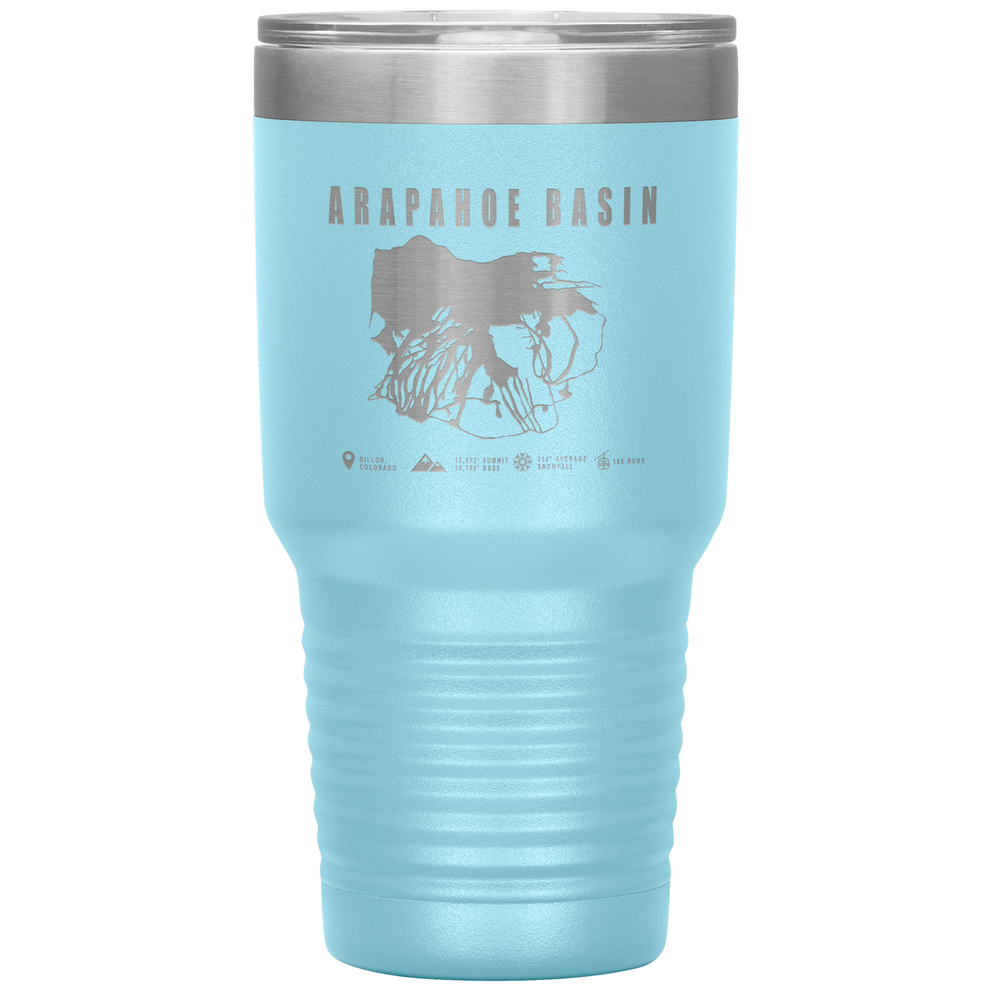 Arapahoe Basin,Colorado Ski Resort 30oz Tumbler - Powderaddicts