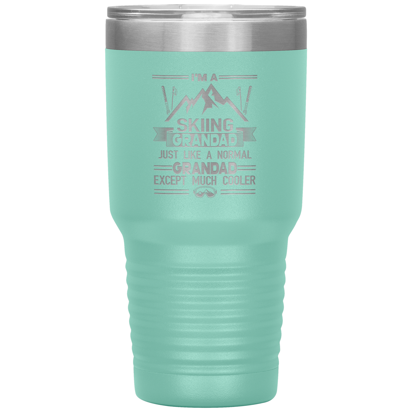 I'm A Skiing Grandad 30oz Tumbler - Powderaddicts