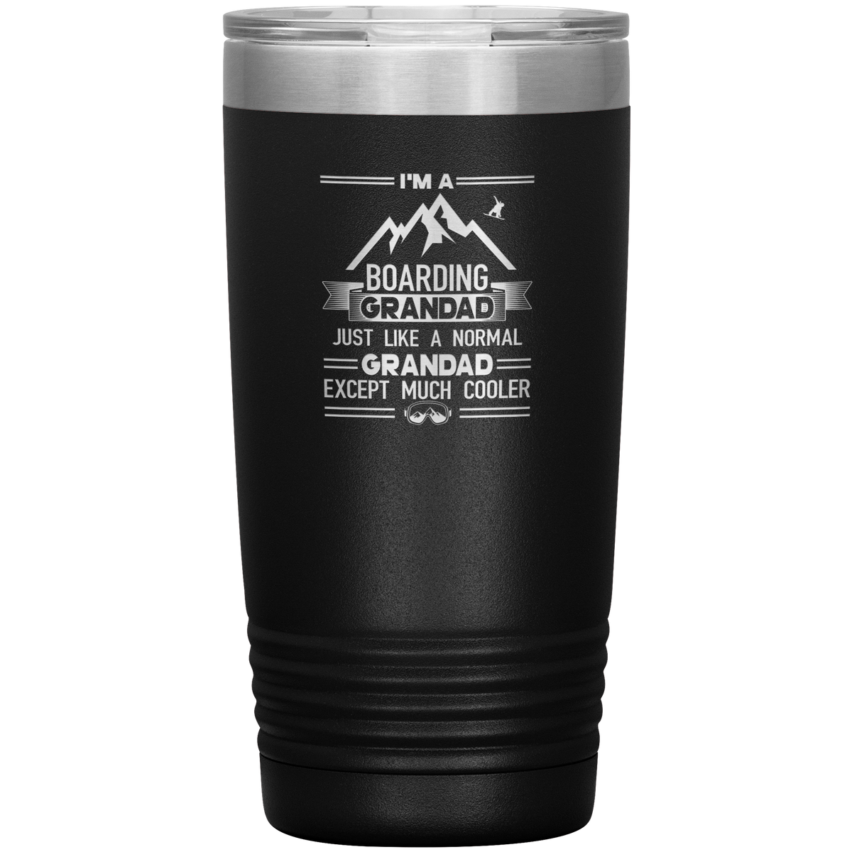 I'm A Boarding Grandad 20oz Tumbler - Powderaddicts