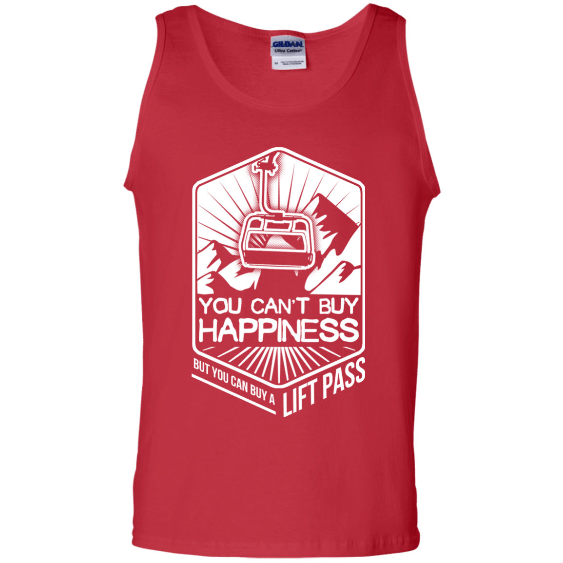You Can't Buy Happiness But You Can Buy A Lift Pass Tank Tops - Powderaddicts
