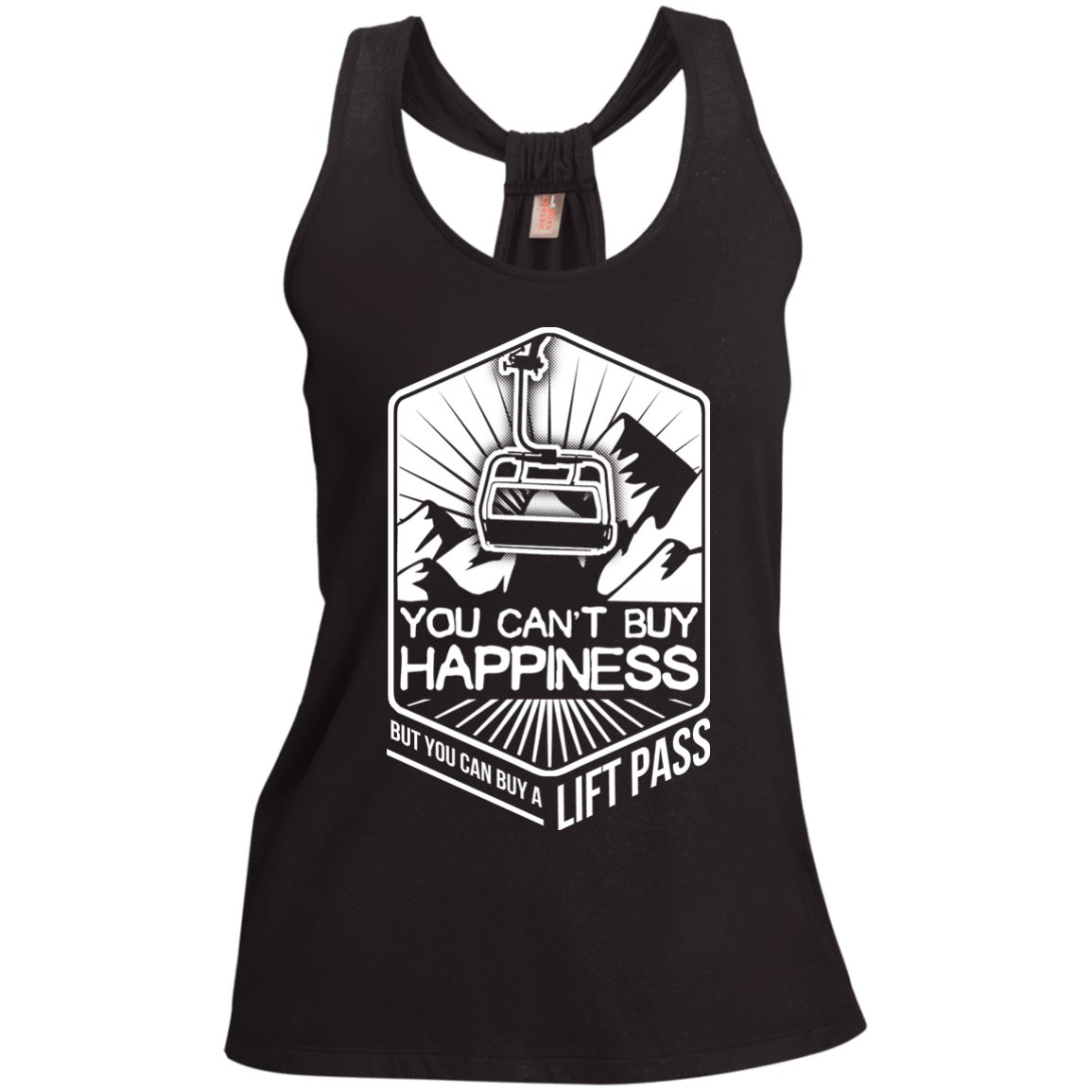 You Can't Buy Happiness But You Can Buy A Lift Pass Tank Tops - Powderaddicts
