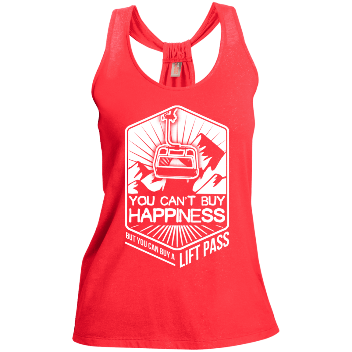 You Can't Buy Happiness But You Can Buy A Lift Pass Tank Tops - Powderaddicts