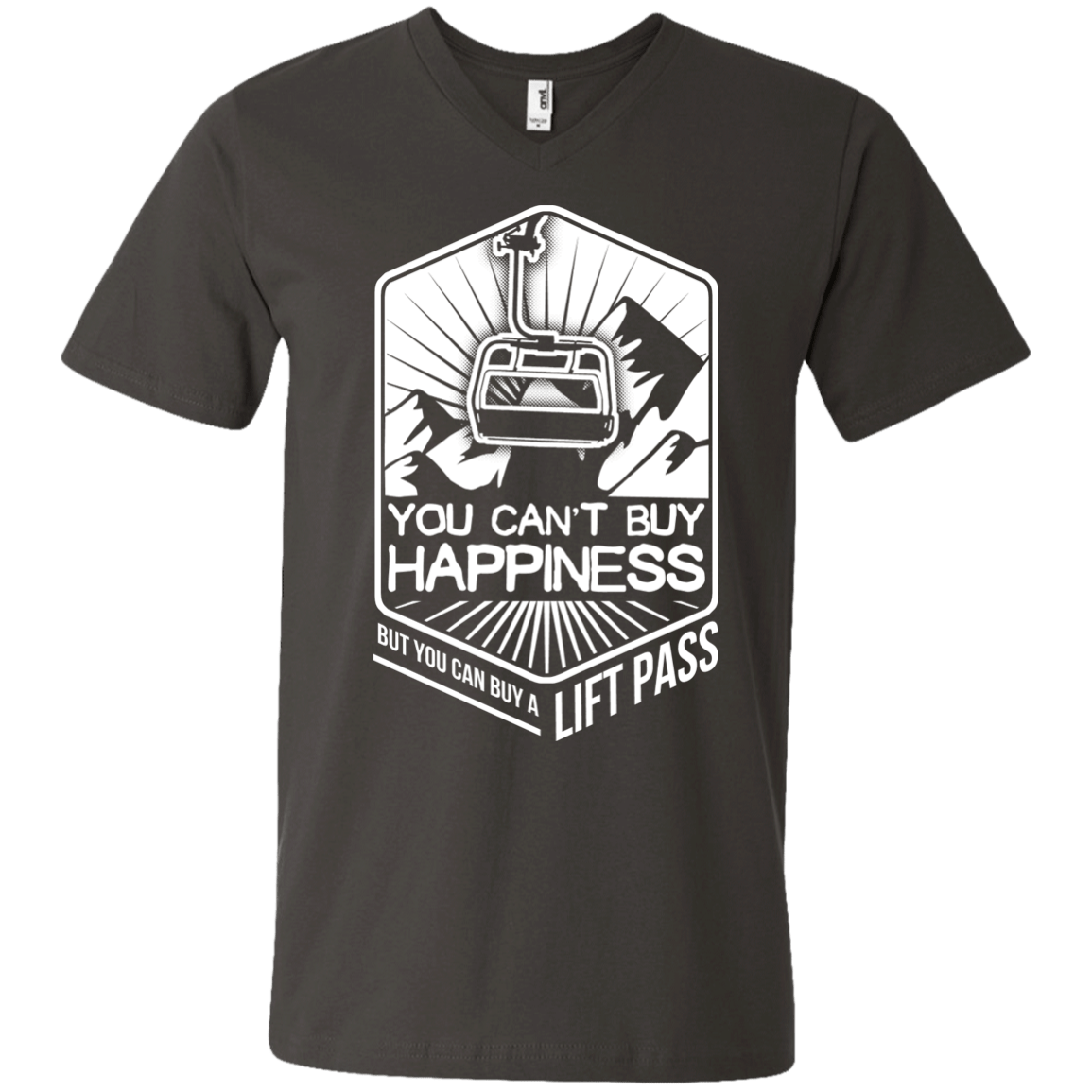 You Can&#39;t Buy Happiness But You Can Buy A Lift Pass Tees - Powderaddicts