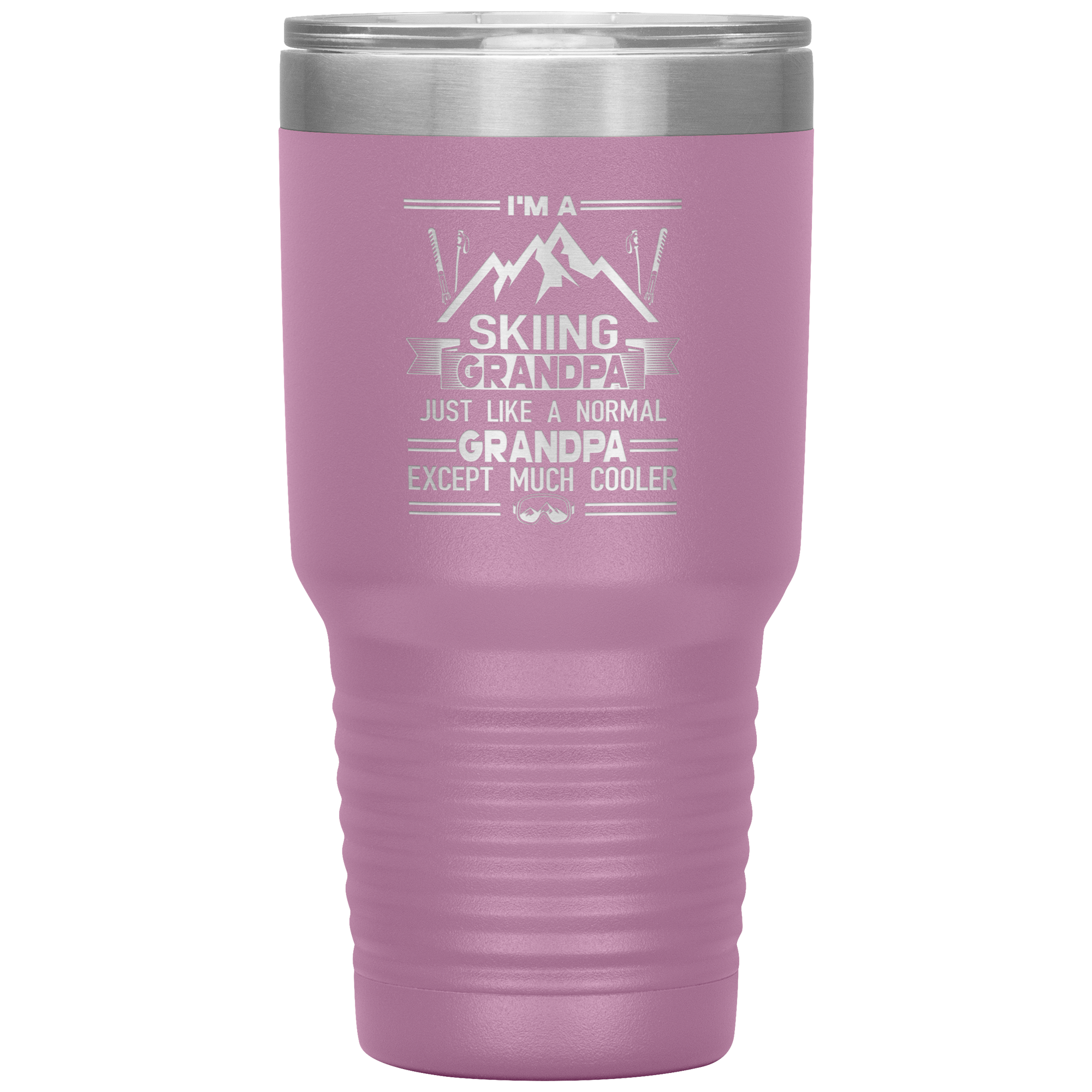 I'm A Skiing Grandpa 30oz Tumbler - Powderaddicts