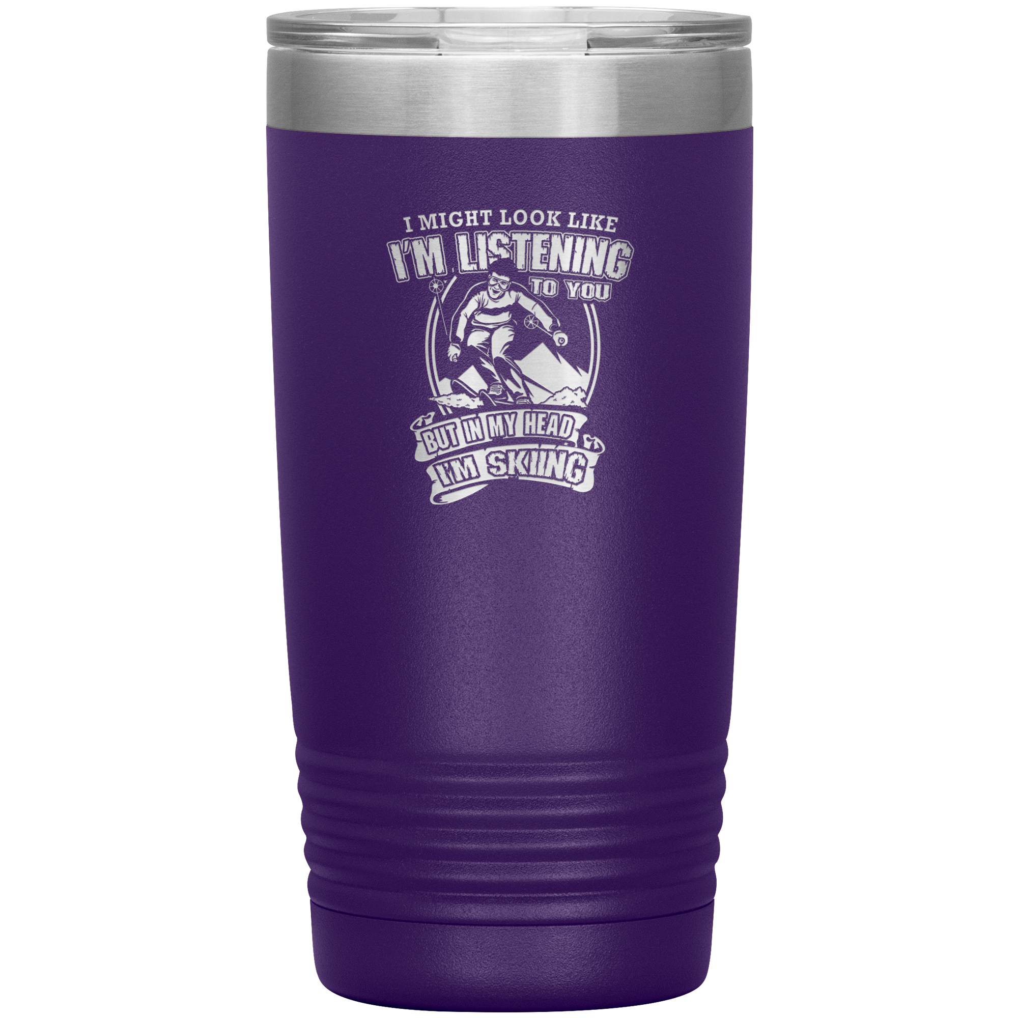 I Might Look Like I'm Listening To You 20oz Tumbler - Powderaddicts