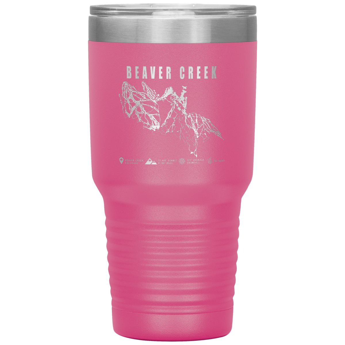 Beaver Creek Colorado Ski Trail Map 30oz Tumbler - Powderaddicts